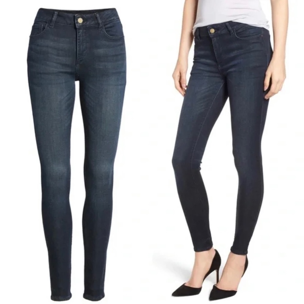 DL1961 Florence mid-rise instasculpt skinny jeans size 25 Laredo dark wash